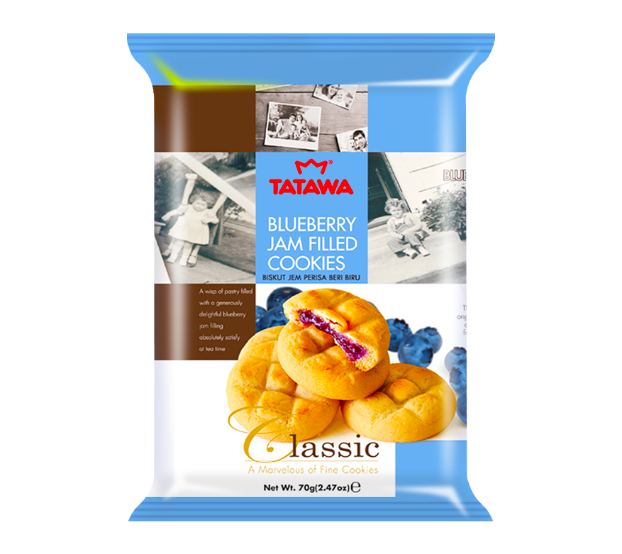 藍莓風味夾心軟餅